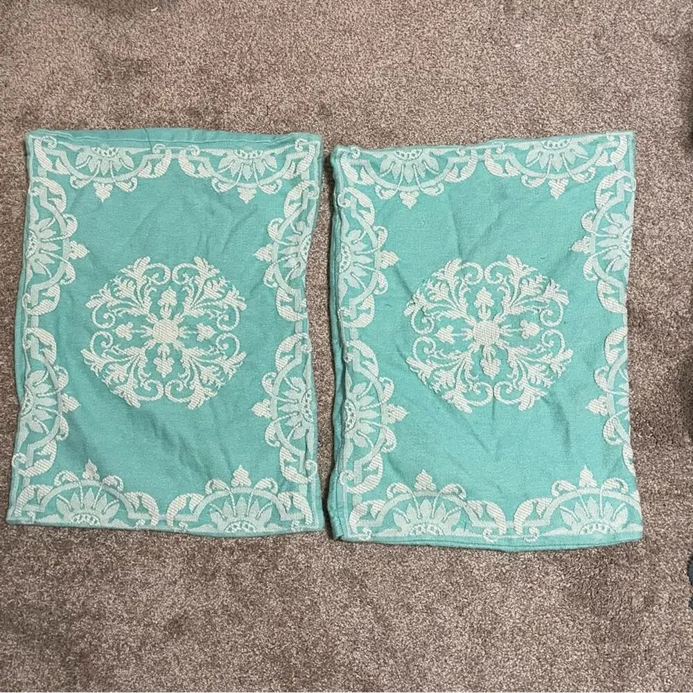 Tiffany blue & White Pillow Shams